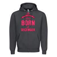 Smoke LEGENDS ARE BORN İN DECEMBER Zipper Hoodie - Bettercallsaul
