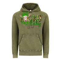 Lucky Baby Charolais Calf Vintage Hoodie | Teevron