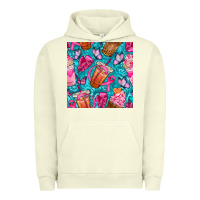 Pigment Pistachio breast cancer coffee cups with butterfly seamless pattern bbs Urban Hoodie - BundleAndBundleShop