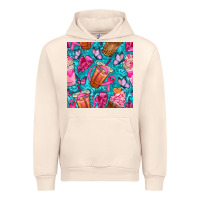 Sandshell breast cancer coffee cups with butterfly seamless pattern bbs Urban Hoodie - BundleAndBundleShop