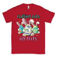 Red chilling with my peeps Classic Tee - MaliasSmallBusiness