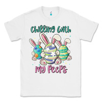 White chilling with my peeps Classic Tee - MaliasSmallBusiness