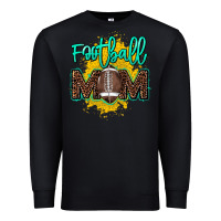 Black Football Mom Mother's Day Premium Sweatshirt - HowdyJamesFarm