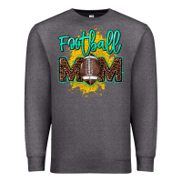 Charcoal Heather Football Mom Mother's Day Premium Sweatshirt - HowdyJamesFarm