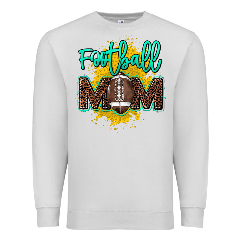 Football Mom Mother's Day Premium Sweatshirt by HowdyJamesFarm | Teevron