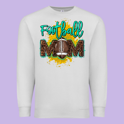 Football Mom Mother's Day Premium Sweatshirt Designed By Howdyjamesfarm