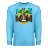 Ocean Blue Football Mom Mother's Day Premium Sweatshirt - HowdyJamesFarm