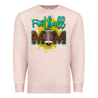 Pale Pink Football Mom Mother's Day Premium Sweatshirt - HowdyJamesFarm