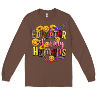 Chestnut educator of tiny humans Long Sleeve Tee - NancyCooperArtShop