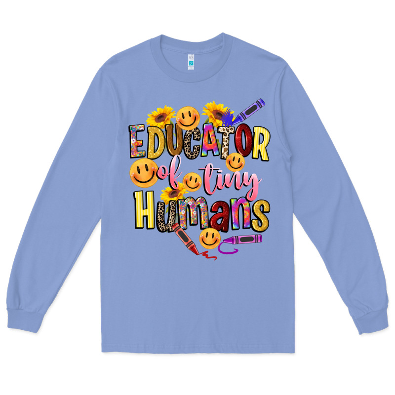 Educator Of Tiny Humans Long Sleeve Tee by NancyCooperArtShop | Teevron