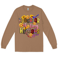 Toasted Coconut educator of tiny humans Long Sleeve Tee - NancyCooperArtShop