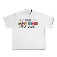 Lunar Rock this dog mom wears her heart on her sleeve Urban Heavy Tee - MaliasSmallBusiness