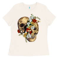 Bone nature skull Ladies Tee - RanaPortraitStore