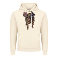 Vintage Artic baby duroc pig Vintage Hoodie - LillyAllenDesigns