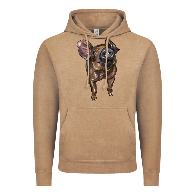 Baby Duroc Pig Vintage Hoodie by LillyAllenDesigns | Teevron