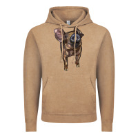 Vintage Coffee baby duroc pig Vintage Hoodie - LillyAllenDesigns