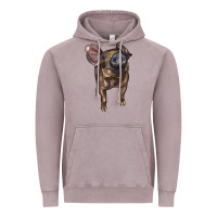 Vintage Zinc baby duroc pig Vintage Hoodie - LillyAllenDesigns