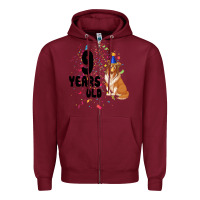 Burgundy 9 Years Old Zipper Hoodie - Bettercallsaul