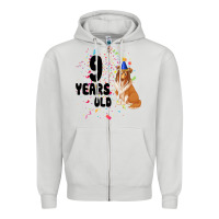 Dove Grey 9 Years Old Zipper Hoodie - Bettercallsaul