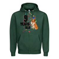 Sports Green 9 Years Old Zipper Hoodie - Bettercallsaul