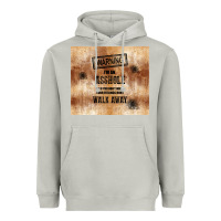 Moon Dust warning i'm an asshole with rusty background Heavyweight Hoodie - TumblerDesignByShophia