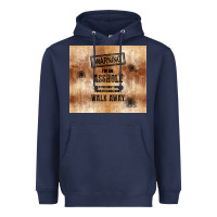 Navy warning i'm an asshole with rusty background Heavyweight Hoodie - TumblerDesignByShophia