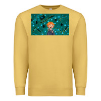 Antique Gold wizard boy and mouse Premium Sweatshirt - TumblerDesignByShophia