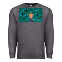 Charcoal Heather wizard boy and mouse Premium Sweatshirt - TumblerDesignByShophia