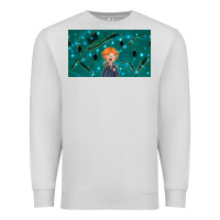 Dove Grey wizard boy and mouse Premium Sweatshirt - TumblerDesignByShophia