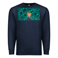 Navy wizard boy and mouse Premium Sweatshirt - TumblerDesignByShophia