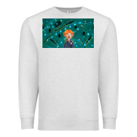 Oatmeal Heather wizard boy and mouse Premium Sweatshirt - TumblerDesignByShophia