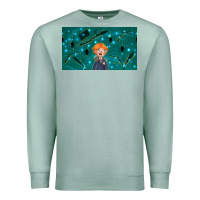 Seafoam wizard boy and mouse Premium Sweatshirt - TumblerDesignByShophia