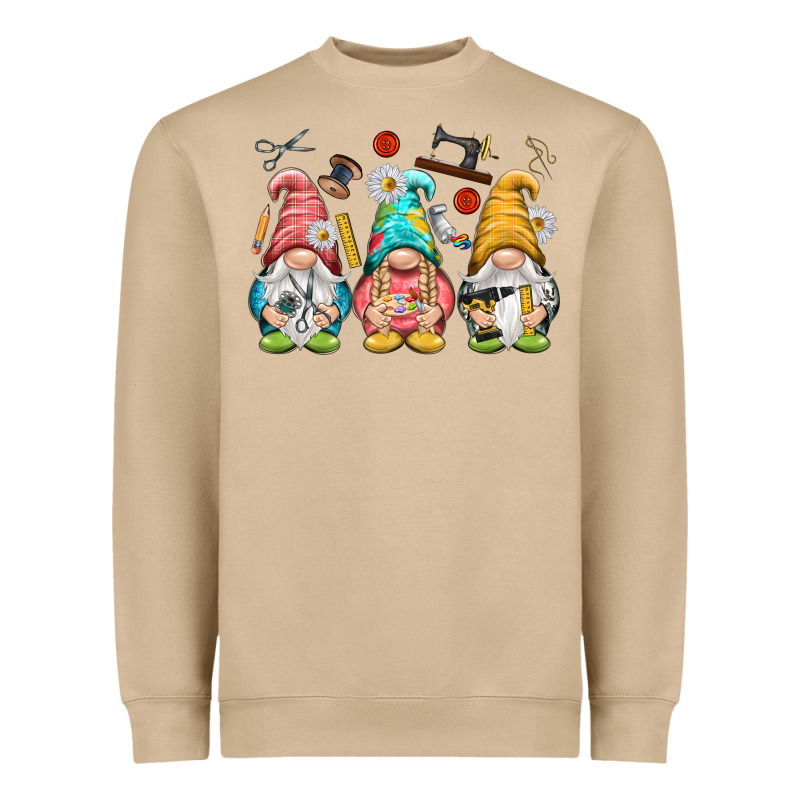 Crafter Gnomies Heavyweight Sweatshirt by NancyCooperArtShop | Teevron