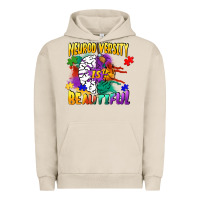 Pigment French Oak Neurodiversity Is Beautiful Urban Hoodie - FaDigitalArtStudio