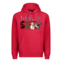 Cardinal let it snow snowman Premium Hoodie - JahusDesignShop