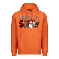 Carrot let it snow snowman Premium Hoodie - JahusDesignShop
