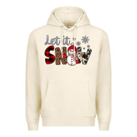 Tofu let it snow snowman Premium Hoodie - JahusDesignShop
