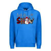 True Royal let it snow snowman Premium Hoodie - JahusDesignShop