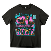Asphalt i became a cna because your life is worth my time Heavy Core Tee - AdoDesignShop