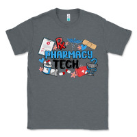 Charcoal Heather pharmacy tech Classic Tee - MaliasSmallBusiness