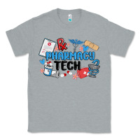 Heather Grey pharmacy tech Classic Tee - MaliasSmallBusiness