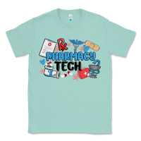 Seafoam pharmacy tech Classic Tee - MaliasSmallBusiness