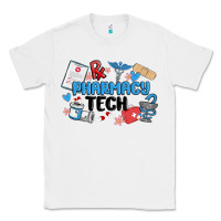 White pharmacy tech Classic Tee - MaliasSmallBusiness