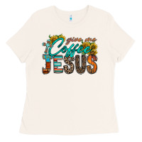 Bone give me coffee jesus Ladies Tee - RacoonDesign