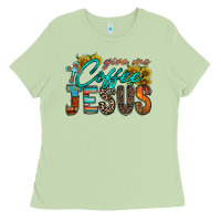 Matcha give me coffee jesus Ladies Tee - RacoonDesign