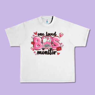 One Loved Bus Monitor Urban Heavy Tee Designed By Maliassmallbusiness