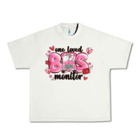 Pistachio one loved bus monitor Urban Heavy Tee - MaliasSmallBusiness