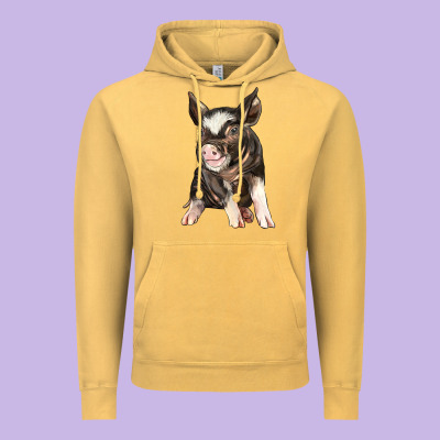 Baby Berkshire Pig Vintage Hoodie Designed By Lillyallendesigns