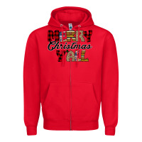 Red Merry Christmas Y'all Zipper Hoodie - Bettercallsaul