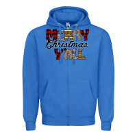 True Royal Merry Christmas Y'all Zipper Hoodie - Bettercallsaul